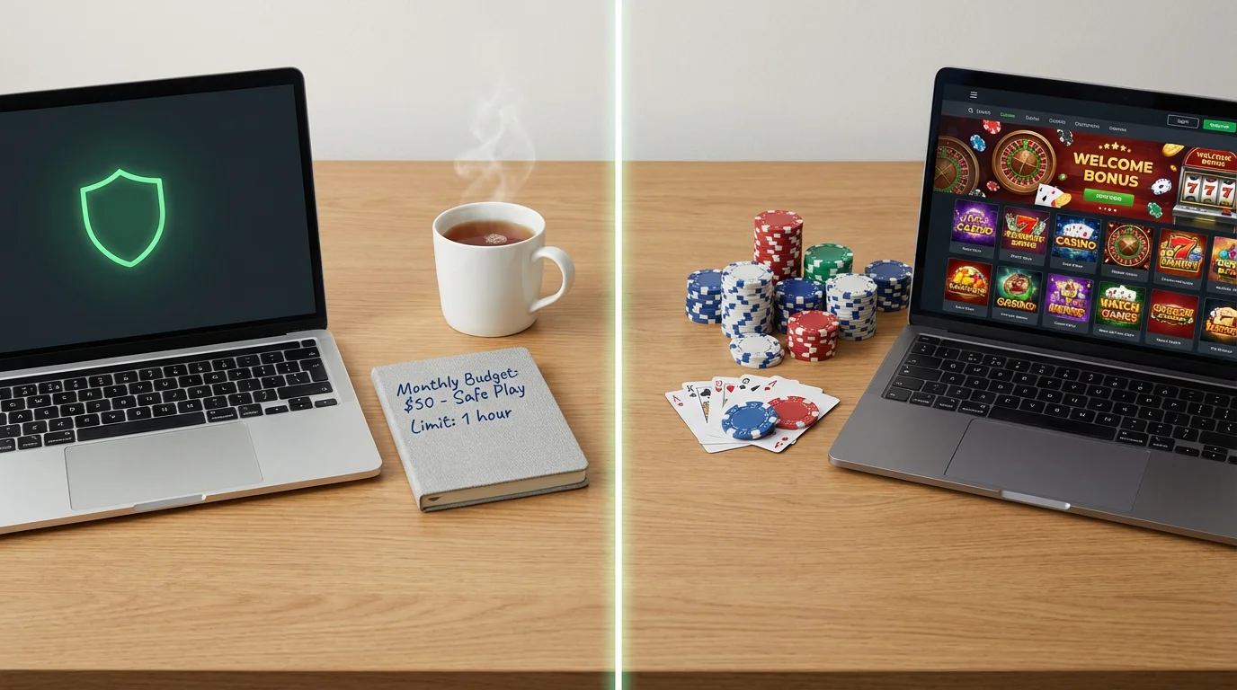 GamStop vs non-GamStop casinos — key differences for UK players in bonuses, features and protections