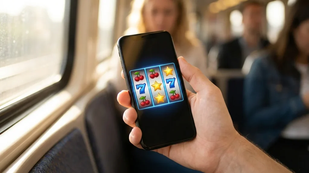 Mobile free spins not on GamStop — play casino on phone UK